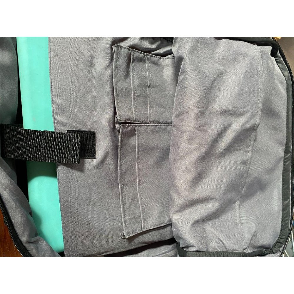 Black Nylon Computer Backpack - Picture 11 of 16
